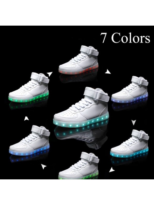 LED Light Multi Color unisex rechargeable light up shoes