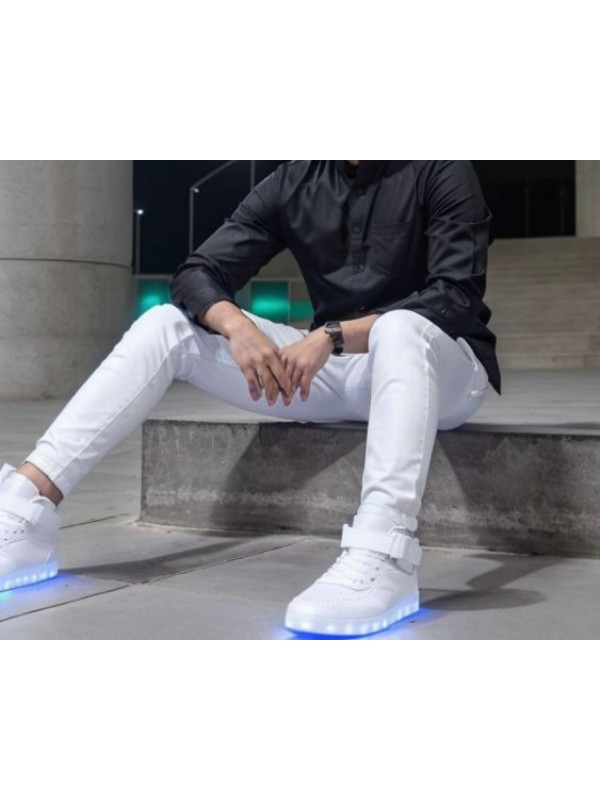 LED Light Multi Color unisex rechargeable light up shoes