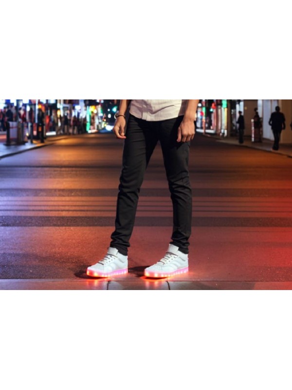 LED Light Multi Color unisex rechargeable light up shoes