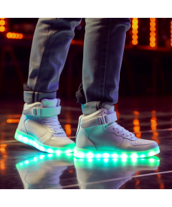 LED Light Multi Color unisex rechargeable light up shoes